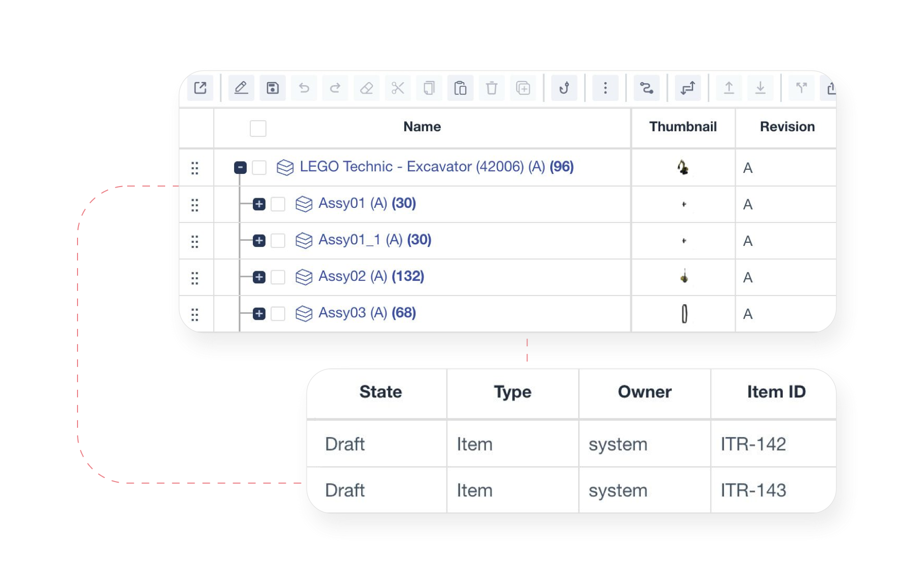 Bill Of Material Management Example